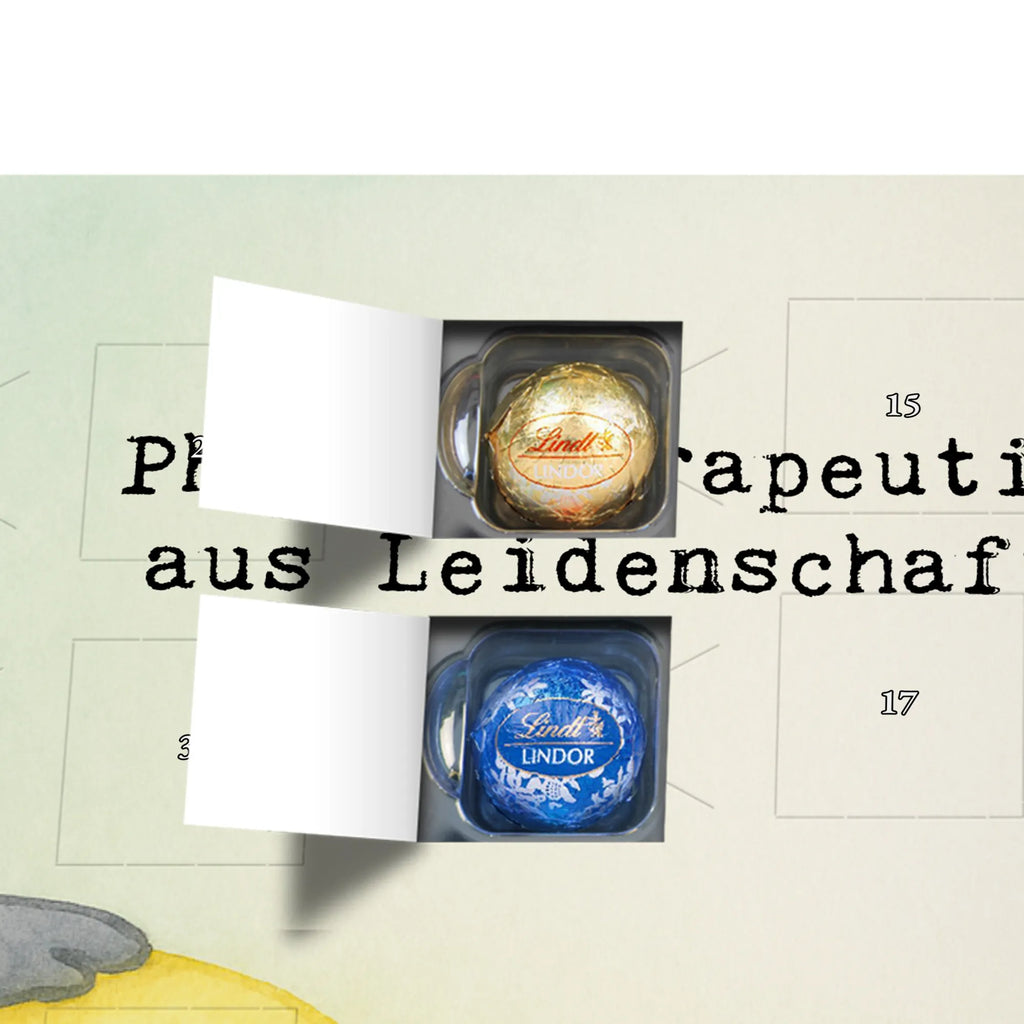 Chocolate advent calendar Physiotherapist Passion Design profession, job start, promotion, retirement, anniversary, passing exam, farewell gift, best, gift, gift idea, sayings