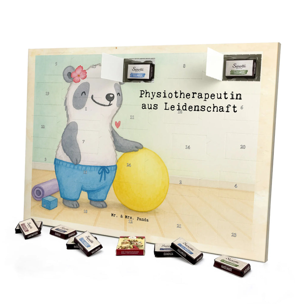 Chocolate advent calendar Physiotherapist Passion Design profession, job start, promotion, retirement, anniversary, passing exam, farewell gift, best, gift, gift idea, sayings