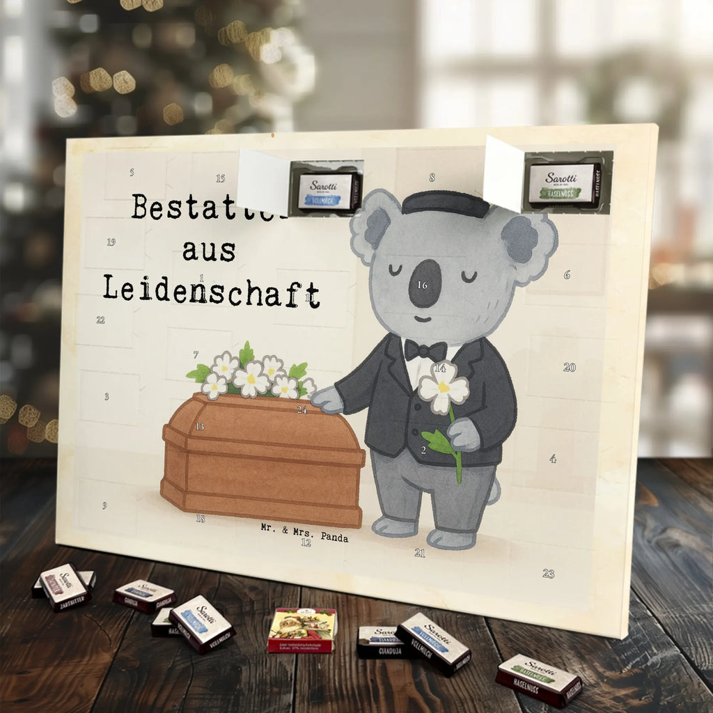 Chocolate advent calendar undertaker Passion Design profession, job start, promotion, retirement, anniversary, passing exam, farewell gift, best, gift, gift idea, sayings