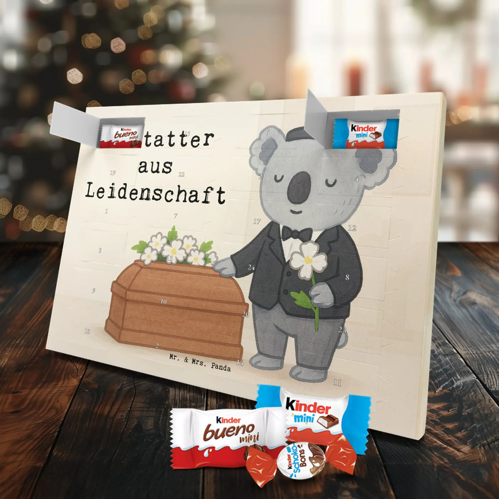 Chocolate advent calendar undertaker Passion Design profession, job start, promotion, retirement, anniversary, passing exam, farewell gift, best, gift, gift idea, sayings