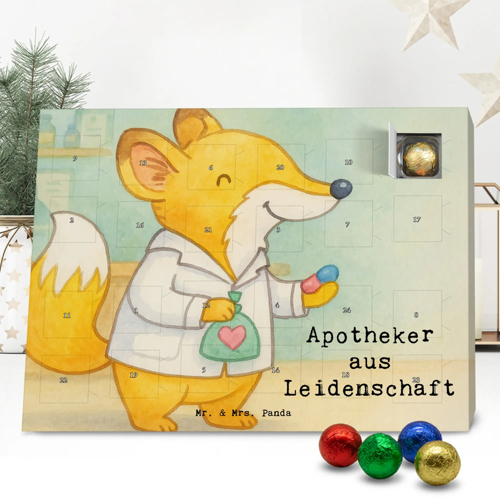 Chocolate advent calendar Pharmacist Passion Design best, farewell gift, passing exam, sayings, anniversary, retirement, promotion, gift, gift idea, job start, profession