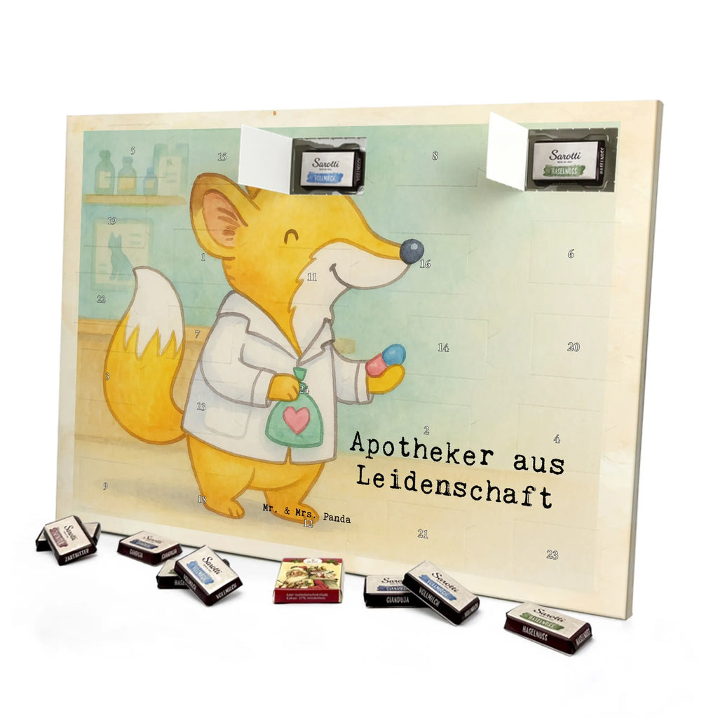 Chocolate advent calendar Pharmacist Passion Design best, farewell gift, passing exam, sayings, anniversary, retirement, promotion, gift, gift idea, job start, profession