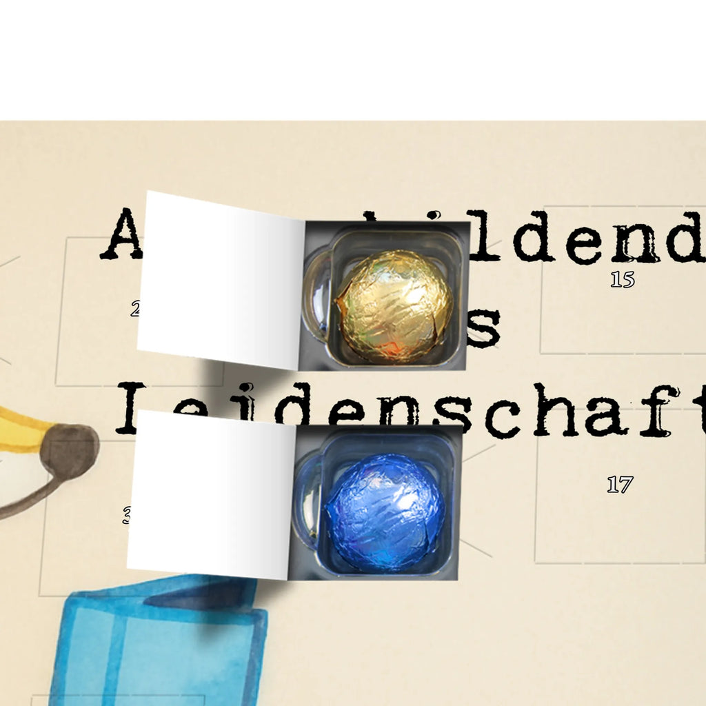 Chocolate advent calendar Apprentice passion Design profession, job start, promotion, retirement, anniversary, passing exam, farewell gift, best, gift, gift idea, sayings