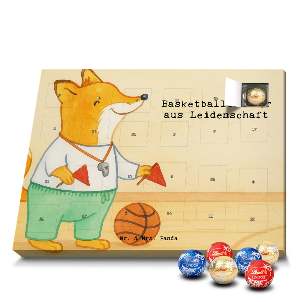 Chocolate advent calendar Basketball coach Passion Design anniversary, gift idea, retirement, profession, promotion, job start, best, farewell gift, sayings, gift, passing exam