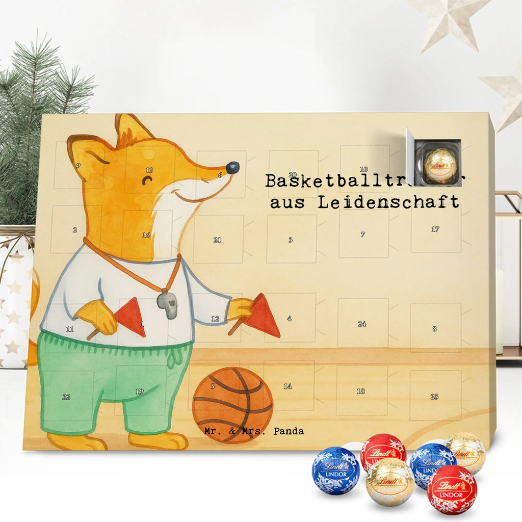 Chocolate advent calendar Basketball coach Passion Design anniversary, gift idea, retirement, profession, promotion, job start, best, farewell gift, sayings, gift, passing exam