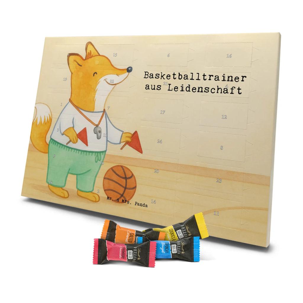 Chocolate advent calendar Basketball coach Passion Design anniversary, gift idea, retirement, profession, promotion, job start, best, farewell gift, sayings, gift, passing exam