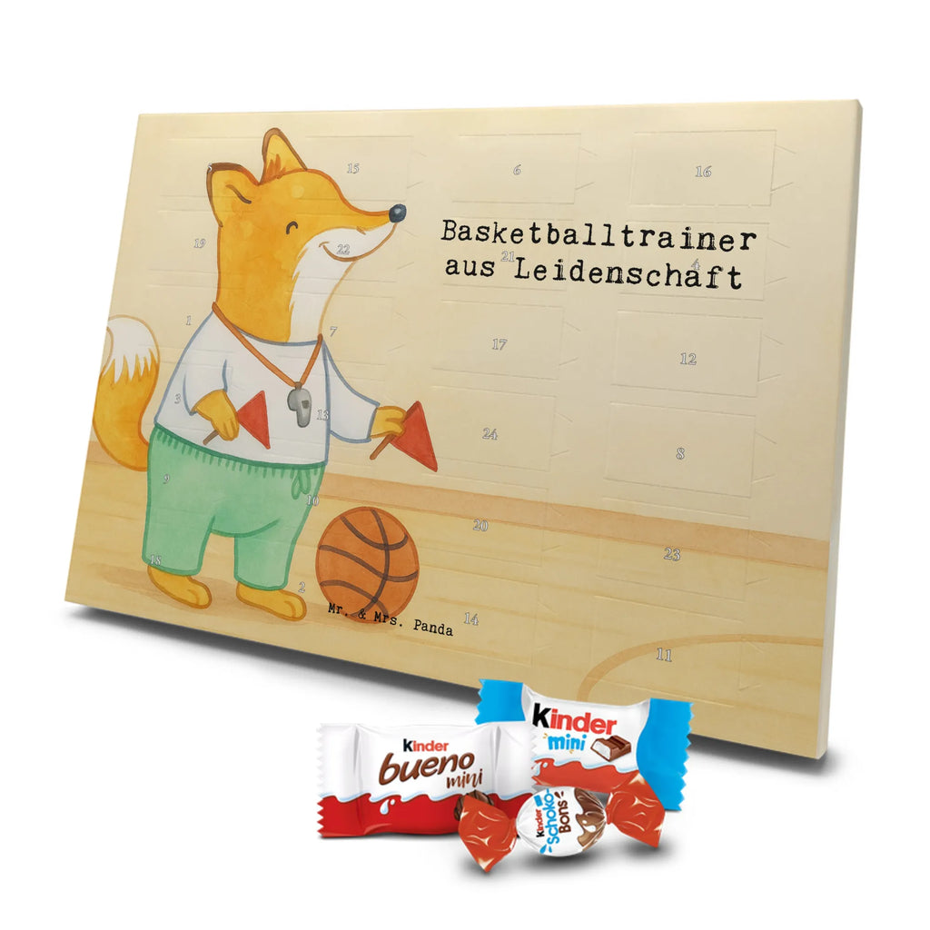 Chocolate advent calendar Basketball coach Passion Design anniversary, gift idea, retirement, profession, promotion, job start, best, farewell gift, sayings, gift, passing exam