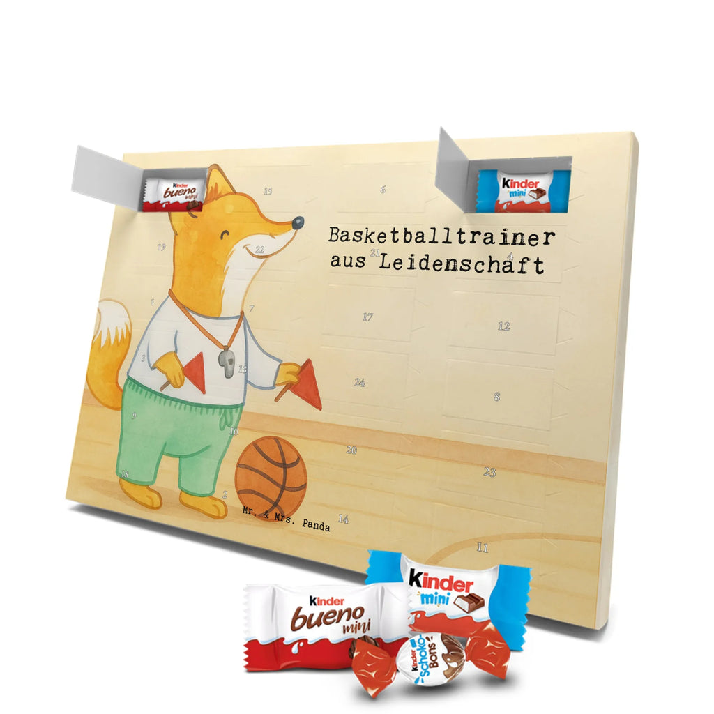 Chocolate advent calendar Basketball coach Passion Design anniversary, gift idea, retirement, profession, promotion, job start, best, farewell gift, sayings, gift, passing exam