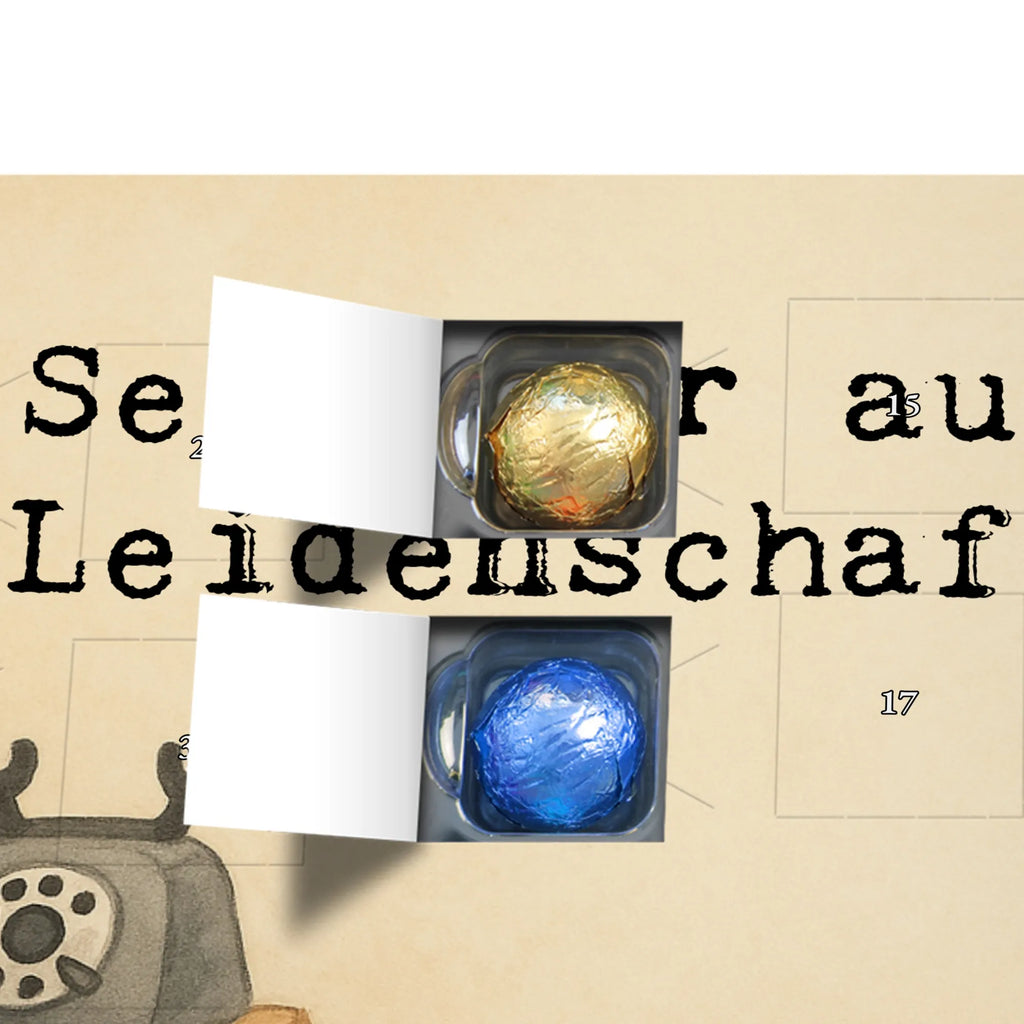 Chocolate advent calendar Secretary Passion Design profession, job start, promotion, retirement, anniversary, passing exam, farewell gift, best, gift, gift idea, sayings