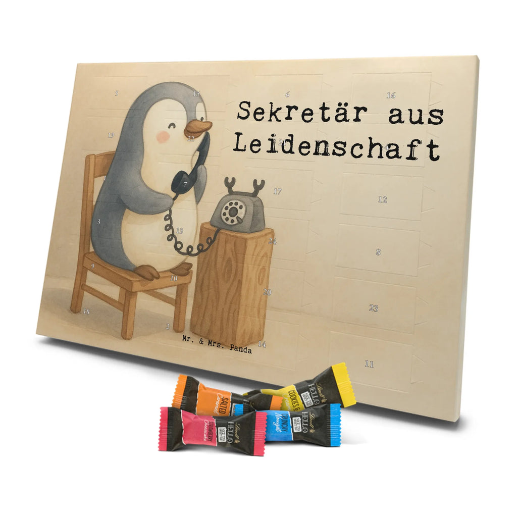 Chocolate advent calendar Secretary Passion Design profession, job start, promotion, retirement, anniversary, passing exam, farewell gift, best, gift, gift idea, sayings