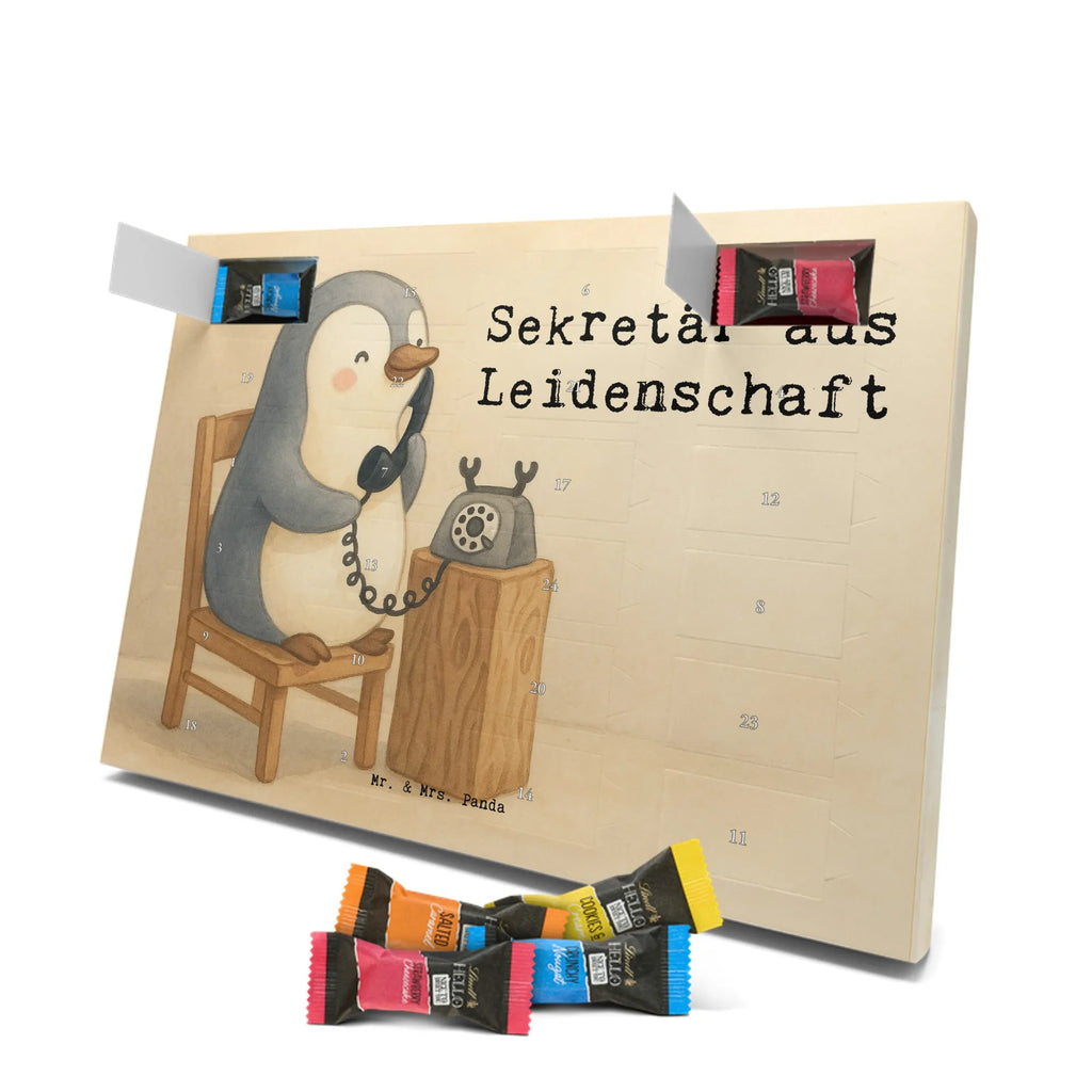 Chocolate advent calendar Secretary Passion Design profession, job start, promotion, retirement, anniversary, passing exam, farewell gift, best, gift, gift idea, sayings