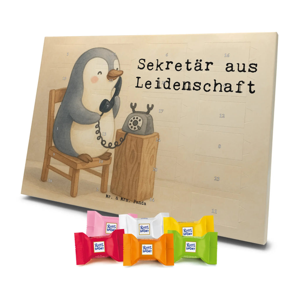 Chocolate advent calendar Secretary Passion Design profession, job start, promotion, retirement, anniversary, passing exam, farewell gift, best, gift, gift idea, sayings