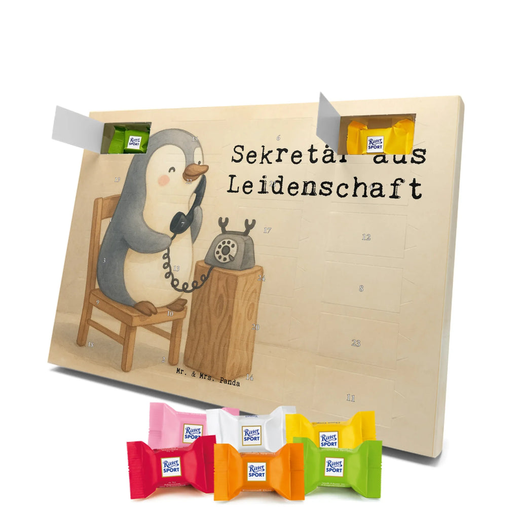 Chocolate advent calendar Secretary Passion Design profession, job start, promotion, retirement, anniversary, passing exam, farewell gift, best, gift, gift idea, sayings