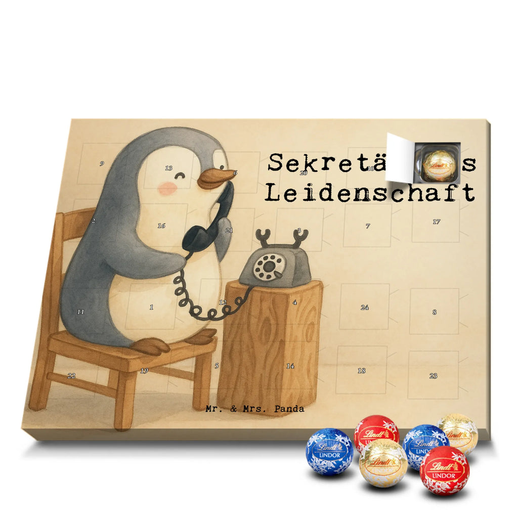 Chocolate advent calendar Secretary Passion Design profession, job start, promotion, retirement, anniversary, passing exam, farewell gift, best, gift, gift idea, sayings