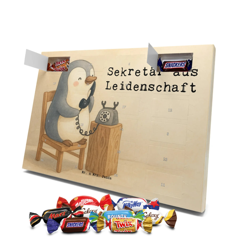 Chocolate advent calendar Secretary Passion Design profession, job start, promotion, retirement, anniversary, passing exam, farewell gift, best, gift, gift idea, sayings