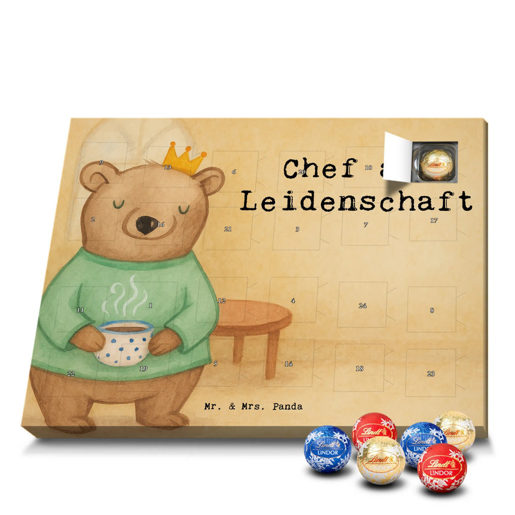 Chocolate advent calendar Boss Passion Design profession, job start, promotion, retirement, anniversary, passing exam, farewell gift, best, gift, gift idea, sayings