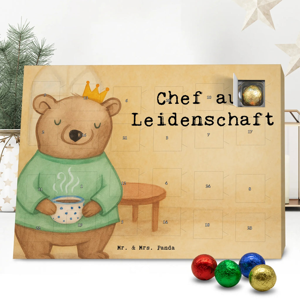 Chocolate advent calendar Boss Passion Design profession, job start, promotion, retirement, anniversary, passing exam, farewell gift, best, gift, gift idea, sayings