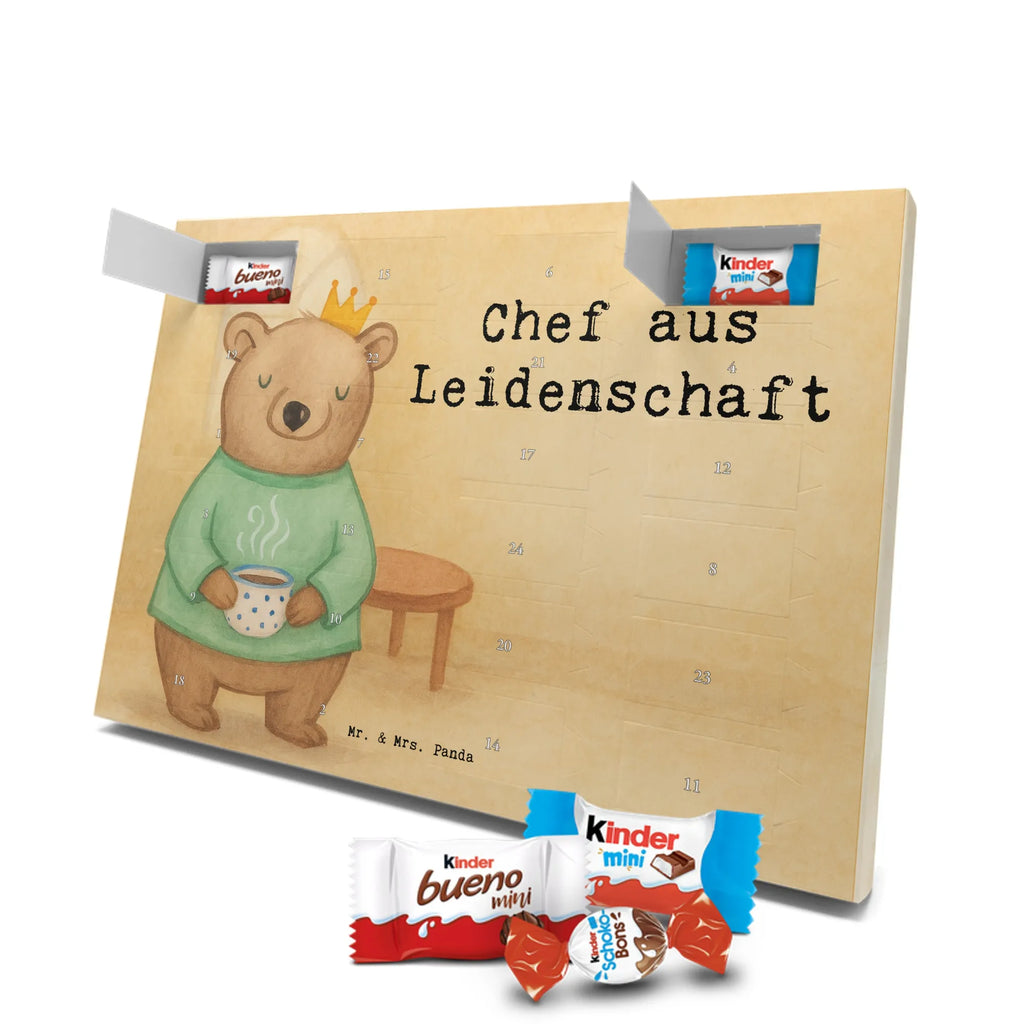 Chocolate advent calendar Boss Passion Design profession, job start, promotion, retirement, anniversary, passing exam, farewell gift, best, gift, gift idea, sayings