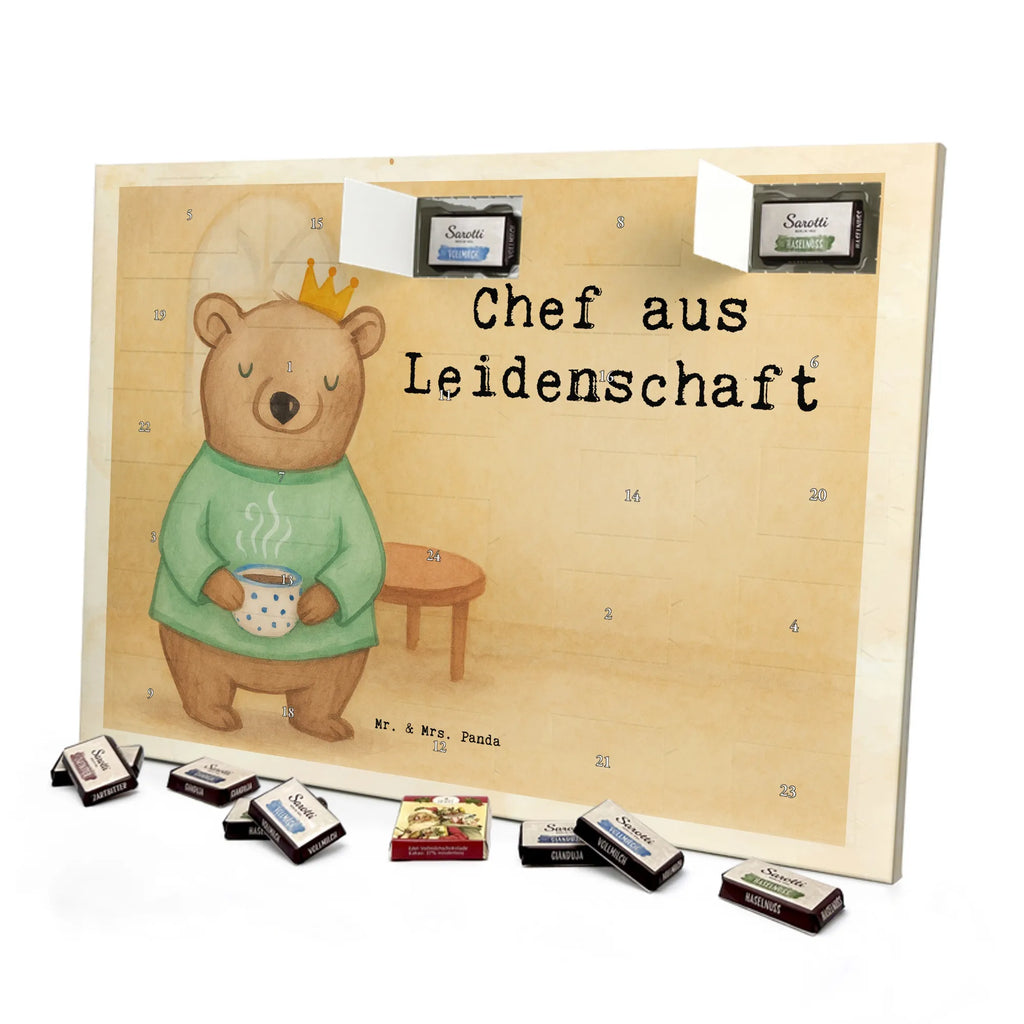 Chocolate advent calendar Boss Passion Design profession, job start, promotion, retirement, anniversary, passing exam, farewell gift, best, gift, gift idea, sayings