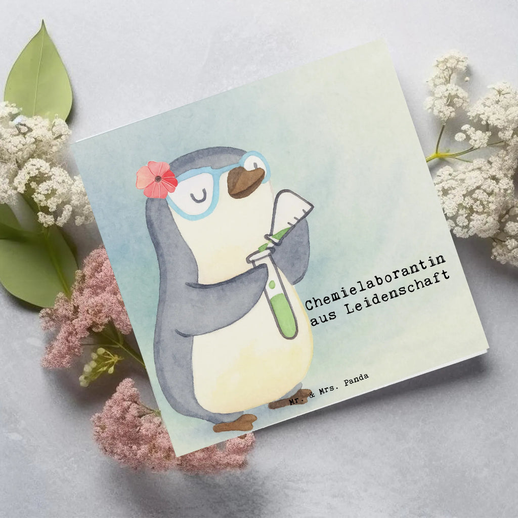 Deluxe Card Chemical laboratory technician Passion Design gift, sayings, gift idea, best, farewell gift, passing exam, anniversary, retirement, promotion, job start, profession