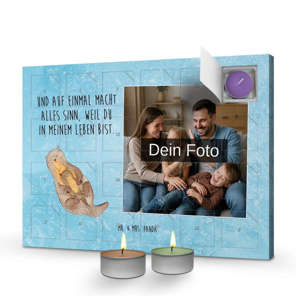 Personalisierter Duftkerzen Foto Adventskalender Otter Kind Personalisierter Duftkerzen Foto Adventskalender, Otter, Fischotter, Seeotter, Otter Seeotter See Otter