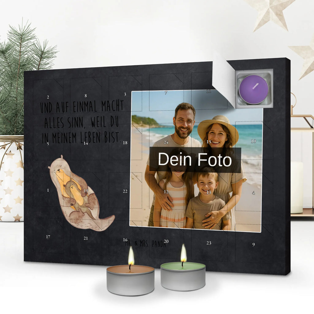 Personalisierter Duftkerzen Foto Adventskalender Otter Kind Personalisierter Duftkerzen Foto Adventskalender, Otter, Fischotter, Seeotter, Otter Seeotter See Otter