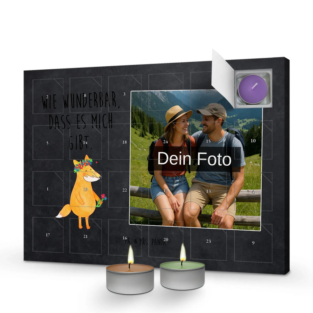 Personalisierter Duftkerzen Foto Adventskalender Fuchs Blumen Personalisierter Duftkerzen Foto Adventskalender, Fuchs, Blumen, Freude, Motivation, Fox, Freundinnen, Blume, Mich, Blumenmädchen, Fuchsmädchen, Ich, Selbstliebe, Liebe, Freundin, Liebesbeweis, Füchse