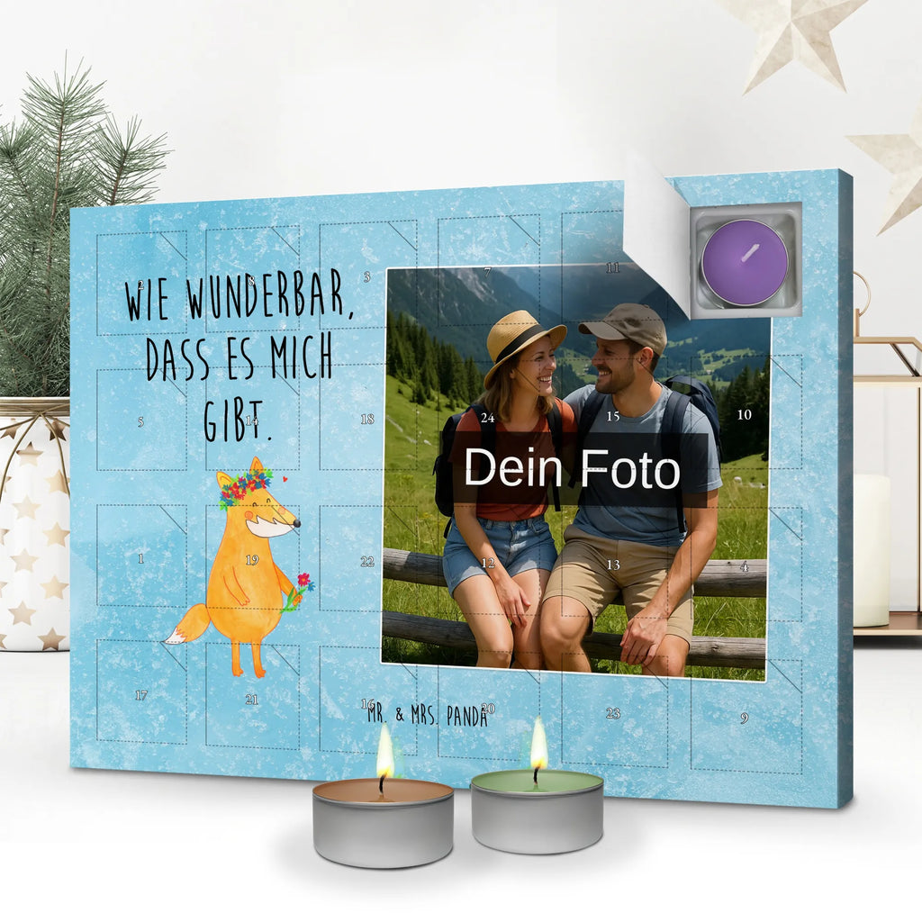 Personalisierter Duftkerzen Foto Adventskalender Fuchs Blumen Personalisierter Duftkerzen Foto Adventskalender, Fuchs, Blumen, Freude, Motivation, Fox, Freundinnen, Blume, Mich, Blumenmädchen, Fuchsmädchen, Ich, Selbstliebe, Liebe, Freundin, Liebesbeweis, Füchse