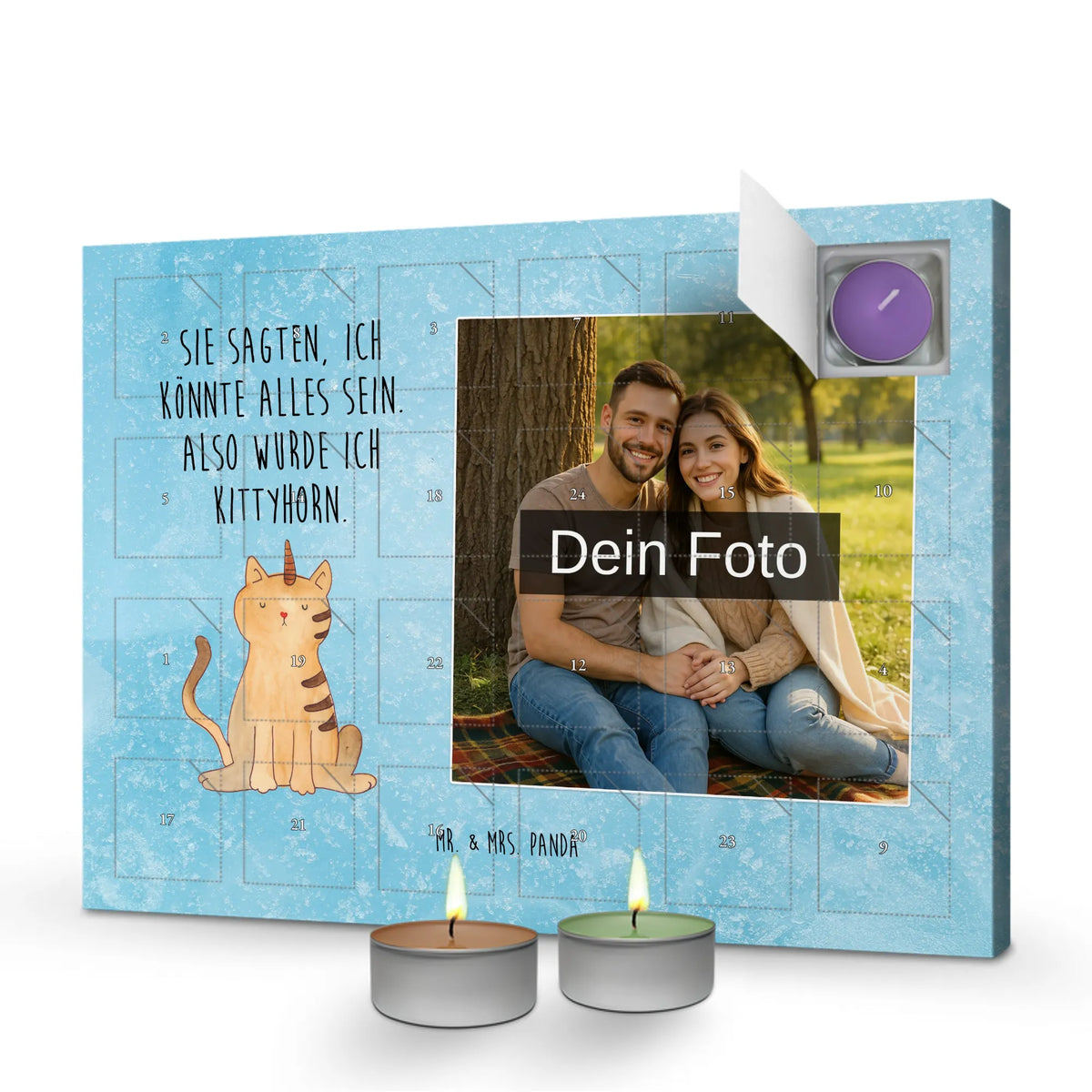 Personalisierter Duftkerzen Foto Adventskalender Einhorn Katze Personalisierter Duftkerzen Foto Adventskalender, Einhorn, Einhorn Deko, Einhörner, Unicorn, Katzenhorn, Katzer, Kittyhorn, Mieze, Erwachsenwerden, Glitzer, Einhornkatze, Regenbogen, Katze, Einhornpower