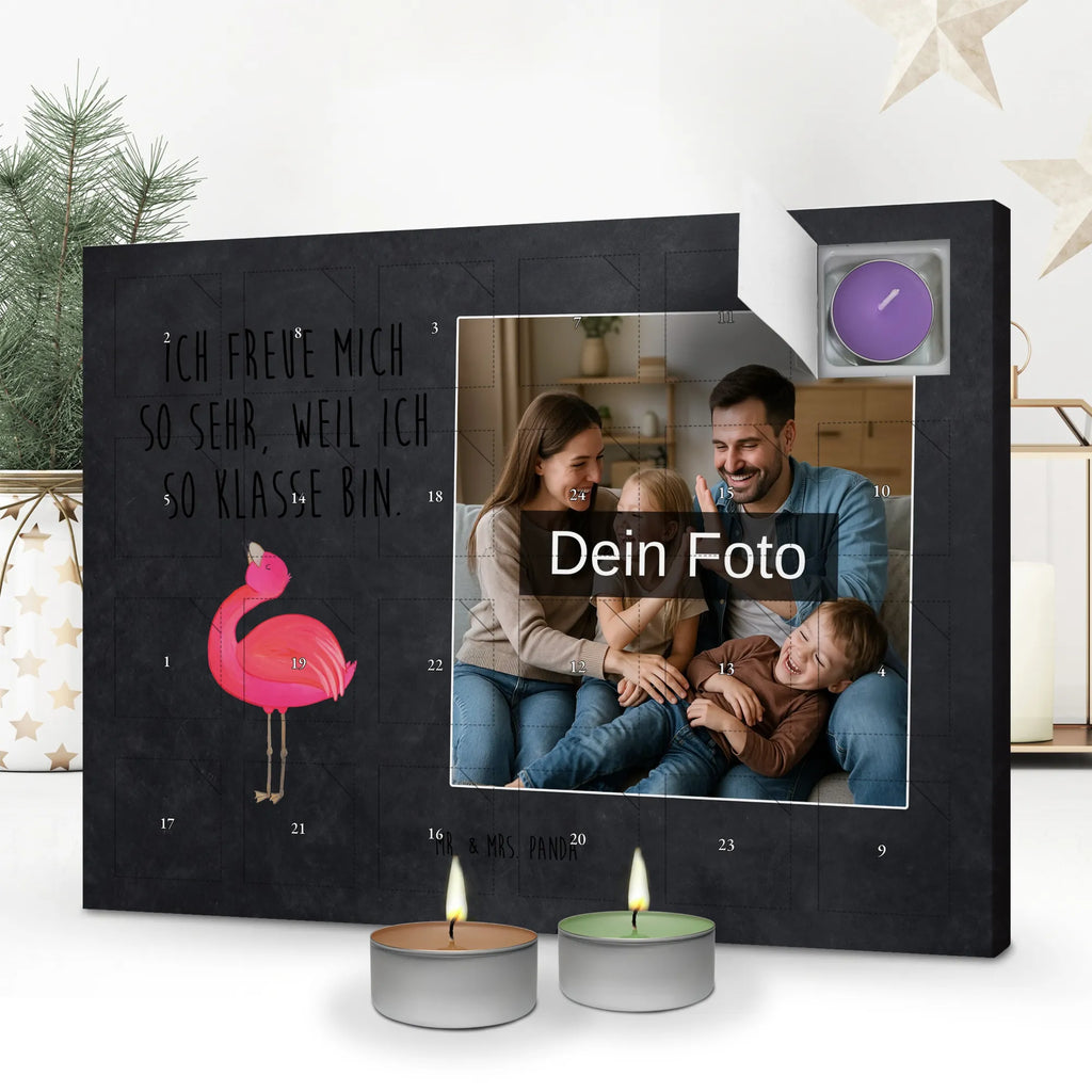  Flamingo Duma Personalisierter Duftkerzen Foto Adventskalender, Flamingo, Freude, Beste Freundin, Freundin, Schwester, Mama, Stolz, Tochter, Selbstakzeptanz, Selbstliebe