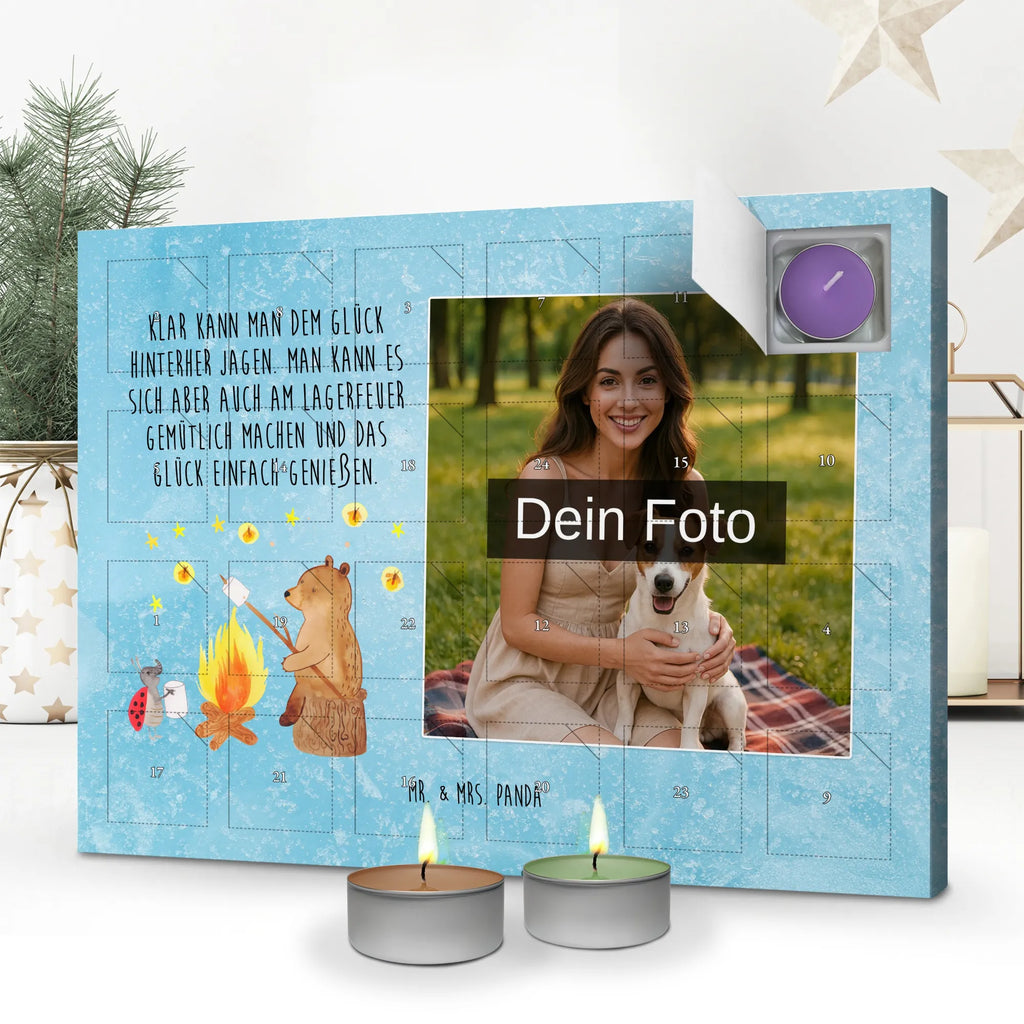  Niedźwiedź i biedronka przy ognisku Niedźwiedź, Miś, Pluszowy miś