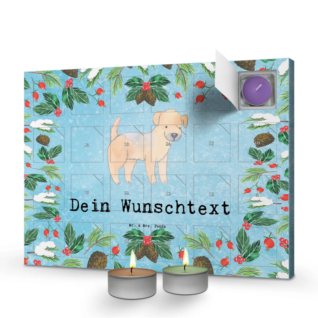 Personalisierter Duftkerzen Adventskalender Border Terrier Moment Personalisierter Duftkerzen Adventskalender, Geschenk, Schenken, Hund, Hunderasse, Rassehund, Hundebesitzer, Tierfreund, Welpe, Border Terrier