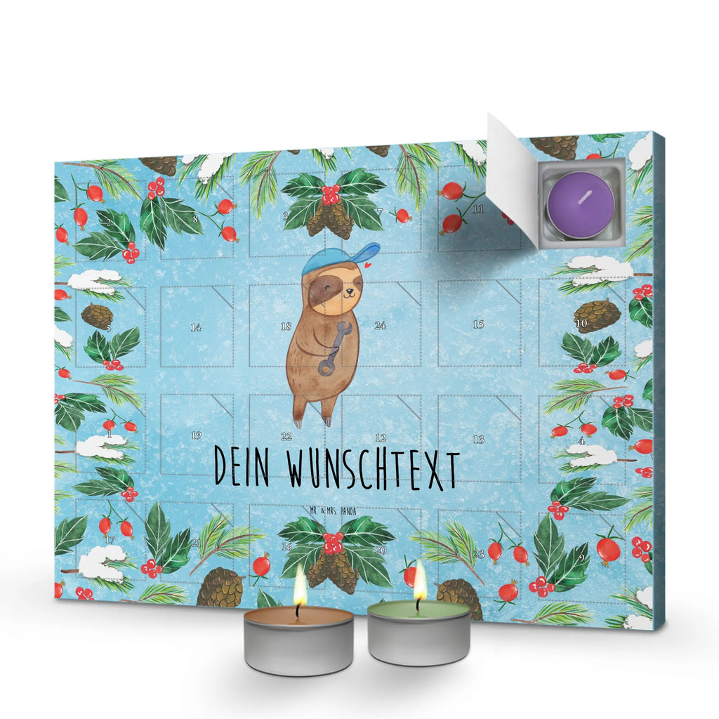 Personalisierter Duftkerzen Adventskalender Faultier Vater Personalisierter Duftkerzen Adventskalender, Vatertag Geschenk, Papa Geschenke, Vater Geburtstag, Vater Handwerker, Vatertag, Papi Geschenk, Papa Geschenk, Vater Geschenk