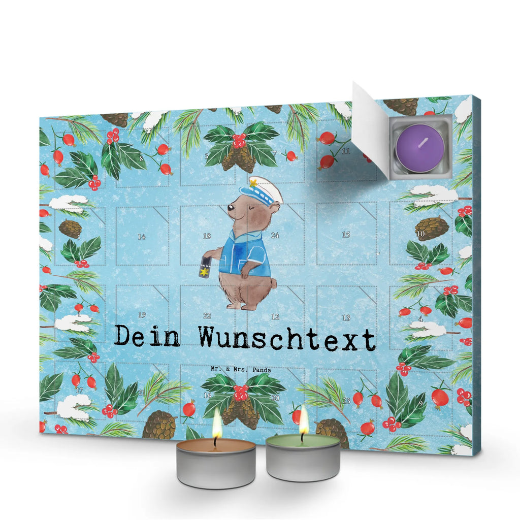 Personalisierter Duftkerzen Adventskalender Polizistin Leidenschaft Personalisierter Duftkerzen Adventskalender, Geschenk, Schenken, Jubiläum, Danke, Dankeschön, Beruf, Ausbildung, Abschied, Rente, Kollege, Kollegin, Arbeitskollege, Mitarbeiter, Firma, Polizei, Polizistin, Wachfrau, Polizeibeamtin, Cop, Studium