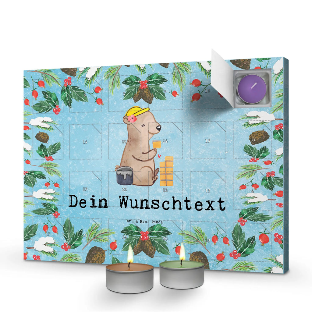 Personalisierter Duftkerzen Adventskalender Maurerin Leidenschaft Personalisierter Duftkerzen Adventskalender, Geschenk, Schenken, Jubiläum, Danke, Dankeschön, Beruf, Ausbildung, Abschied, Rente, Kollege, Kollegin, Arbeitskollege, Mitarbeiter, Firma, Maurerbetrieb, Maurerin, Handwerkerin, Maurermeisterin, Gesellenprüfung