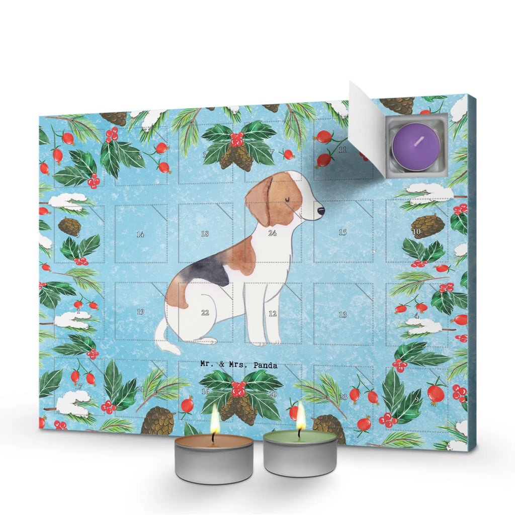 Scented candle advent calendar Foxhound moment gift, animal lover, giving, dog breed, purebred dog, dog owner, puppy