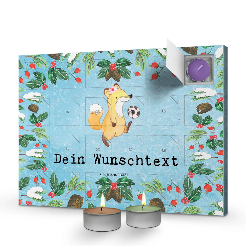 Personalisierter Duftkerzen Adventskalender Fußballerin Leidenschaft Personalisierter Duftkerzen Adventskalender, Geschenk, Schenken, Jubiläum, Danke, Dankeschön, Beruf, Ausbildung, Abschied, Rente, Kollege, Kollegin, Arbeitskollege, Mitarbeiter, Firma, Fußballspielerin, Fußballerin, Profi Fußballerin, Fußballspiel, Glücksbringer