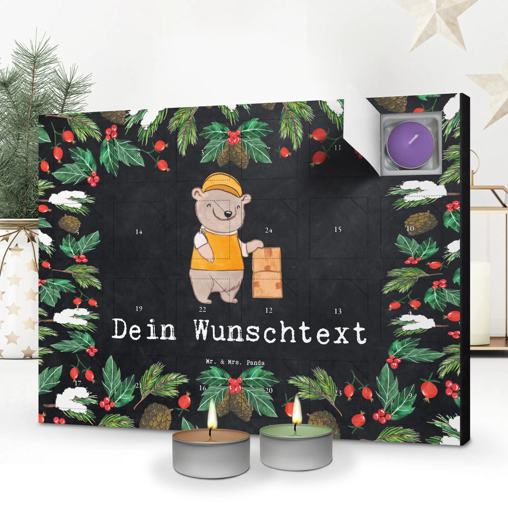 Personalisierter Duftkerzen Adventskalender Möbelpackerin Leidenschaft Personalisierter Duftkerzen Adventskalender, Geschenk, Schenken, Jubiläum, Danke, Dankeschön, Beruf, Ausbildung, Abschied, Rente, Kollege, Kollegin, Arbeitskollege, Mitarbeiter, Firma, Umzugsservice, Umzugsfirma, Umzugshelferin, Möbelpackerin