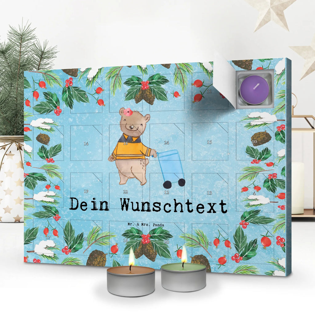 Personalisierter Duftkerzen Adventskalender Fachkraft - Kreislauf- und Abfallwirtschaft Leidenschaft Personalisierter Duftkerzen Adventskalender, Geschenk, Schenken, Jubiläum, Danke, Dankeschön, Beruf, Ausbildung, Abschied, Rente, Kollege, Kollegin, Arbeitskollege, Mitarbeiter, Firma, Kehrichtmann, Müllmann, Fachkraft Kreislauf- und Abfallwirtschaft, Müllwerker, Müllentsorger, Müllfahrer