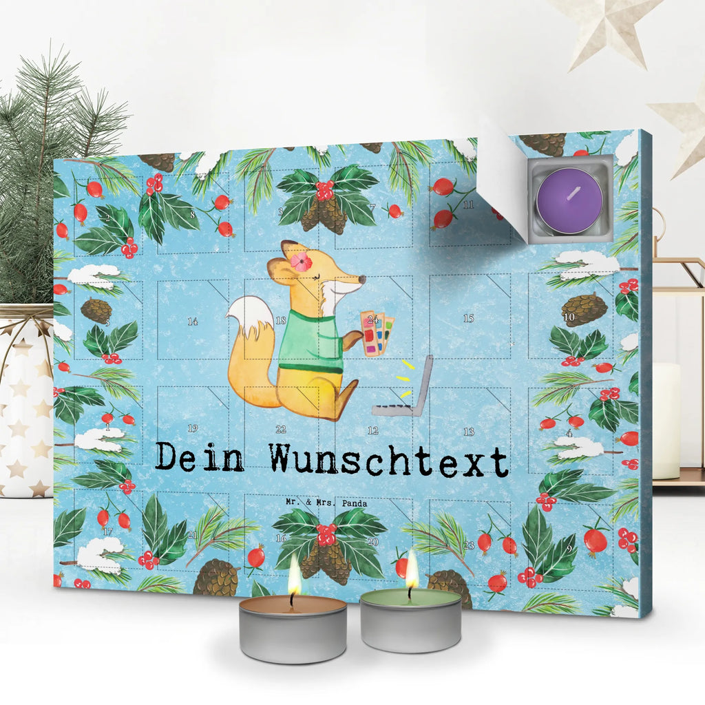 Personalisierter Duftkerzen Adventskalender Grafikerin Leidenschaft Personalisierter Duftkerzen Adventskalender, Geschenk, Schenken, Jubiläum, Danke, Dankeschön, Beruf, Ausbildung, Abschied, Rente, Kollege, Kollegin, Arbeitskollege, Mitarbeiter, Firma, Grafikerin, Grafikdesignerin, Mediengestalter, Designer
