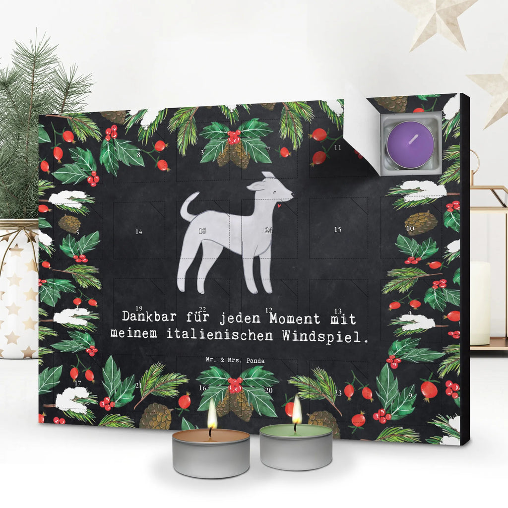 Scented candle advent calendar Italian Greyhound Moment gift, animal lover, giving, dog breed, purebred dog, dog owner, puppy