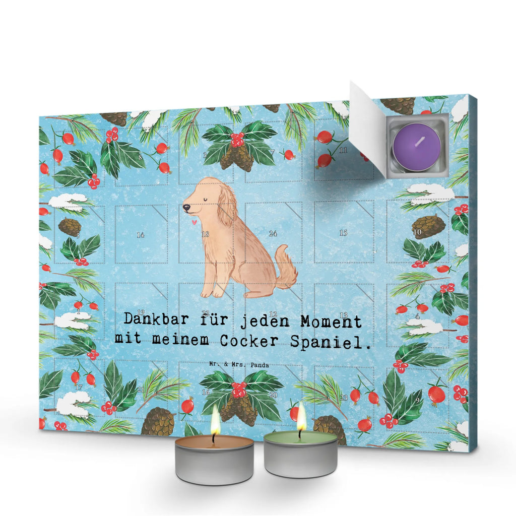 Scented candle advent calendar Cocker Spaniel Moment gift, animal lover, giving, dog breed, purebred dog, dog owner, puppy