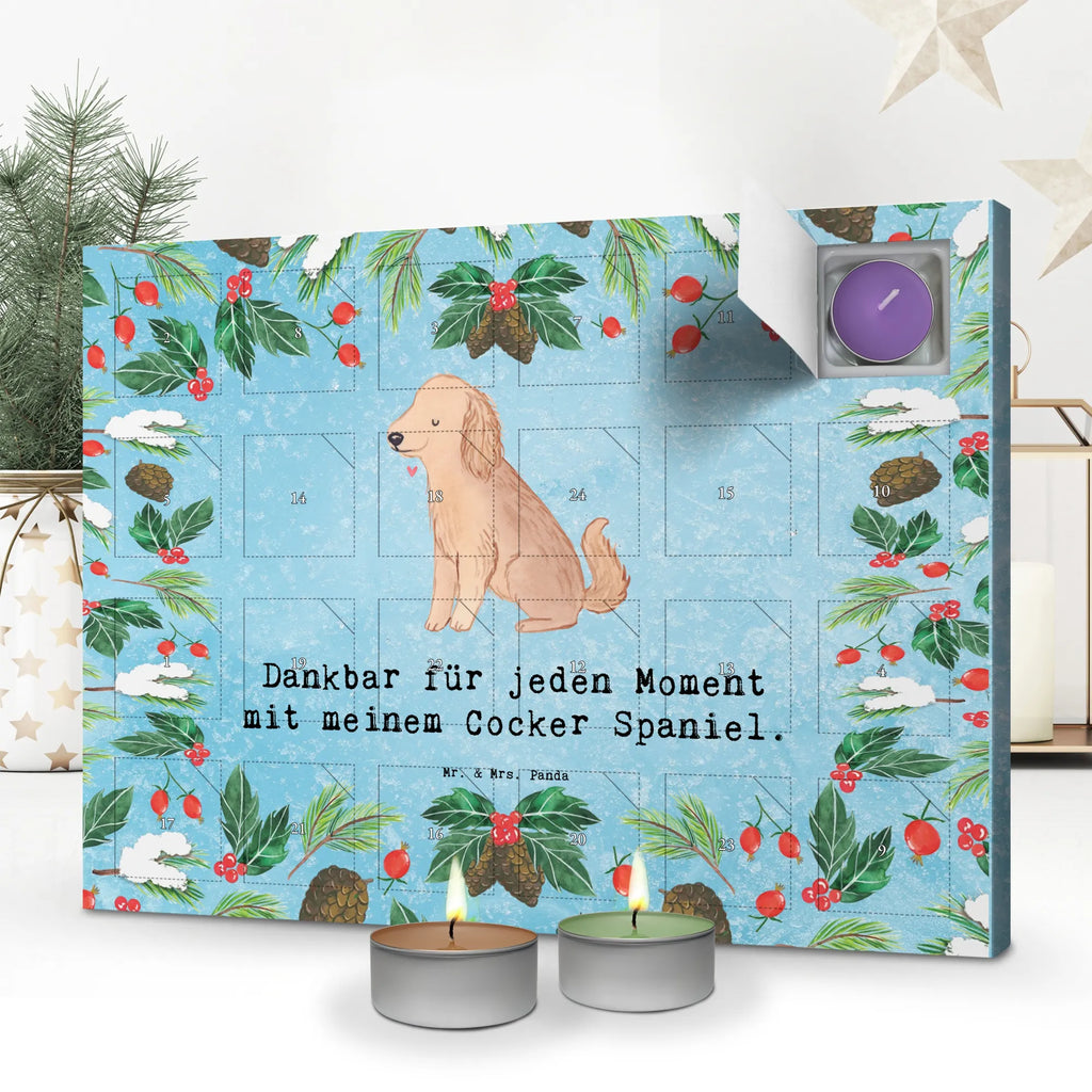 Scented candle advent calendar Cocker Spaniel Moment gift, animal lover, giving, dog breed, purebred dog, dog owner, puppy