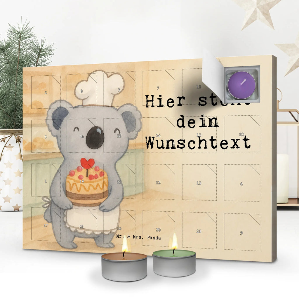 Personalisierter Duftkerzen Adventskalender Konditor Leidenschaft Design Personalisierter Duftkerzen Adventskalender, Geschenk, Schenken, Jubiläum, Danke, Dankeschön, Beruf, Ausbildung, Abschied, Rente, Kollege, Kollegin, Arbeitskollege, Mitarbeiter, Firma, Bäcker, Confiseur, Konditor, Patissier, Kuchenbäcker