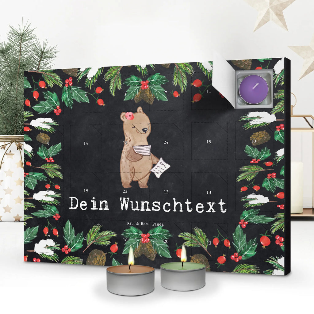 Personalisierter Duftkerzen Adventskalender Bürokauffrau Leidenschaft Personalisierter Duftkerzen Adventskalender, Geschenk, Schenken, Jubiläum, Danke, Dankeschön, Beruf, Ausbildung, Abschied, Rente, Kollege, Kollegin, Arbeitskollege, Mitarbeiter, Firma, Bürokauffrau, Kauffrau für Büromanagement