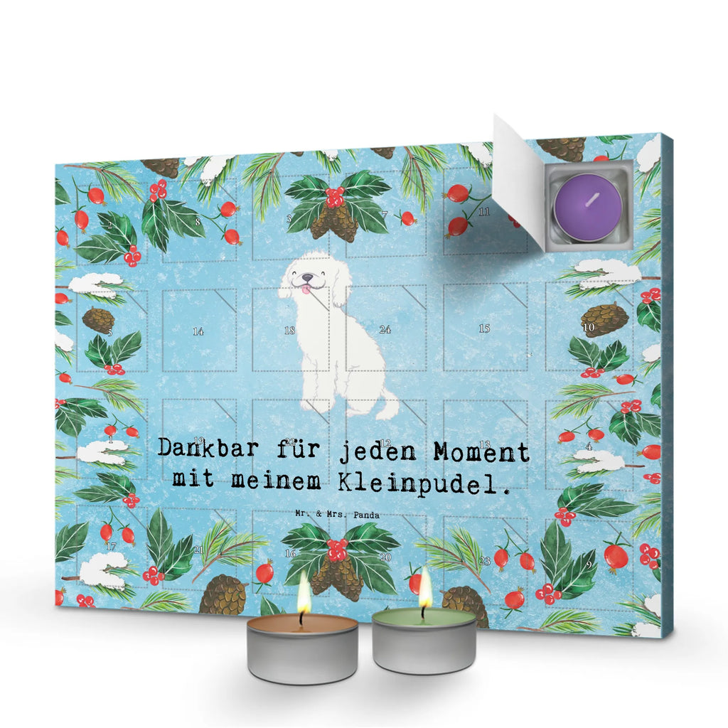 Scented candle advent calendar Miniature Poodle Moment gift, animal lover, giving, dog breed, purebred dog, dog owner, puppy