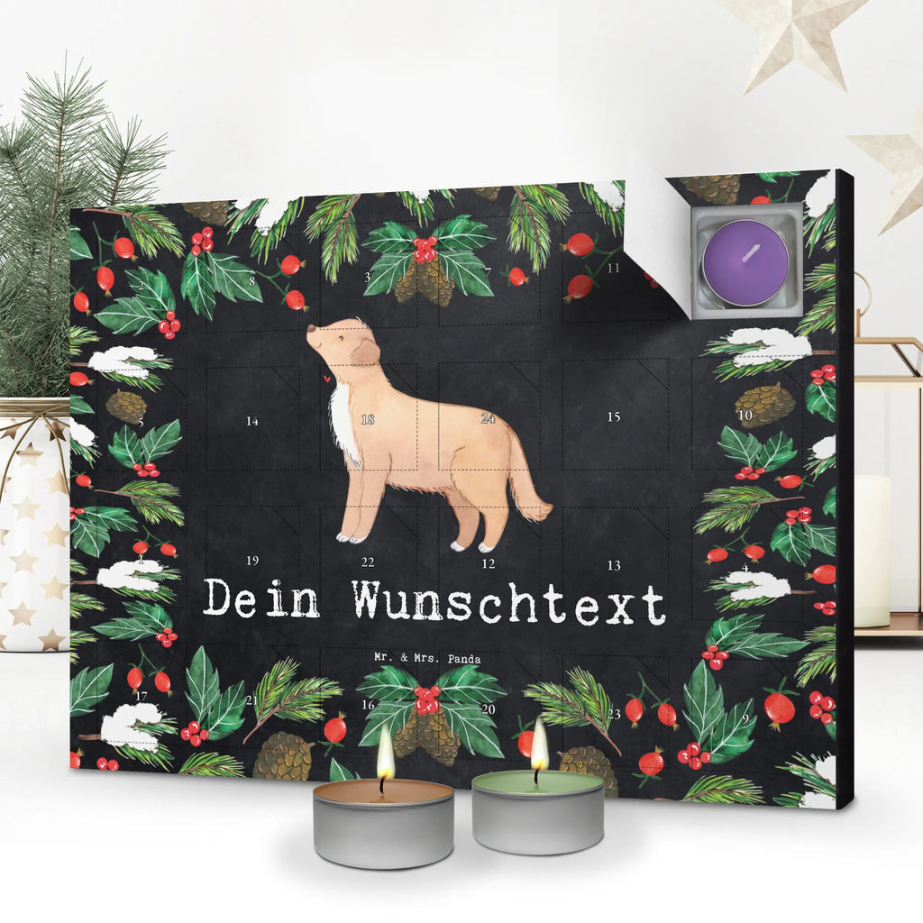Personalisierter Duftkerzen Adventskalender Nova Scotia Duck Moment Personalisierter Duftkerzen Adventskalender, Geschenk, Schenken, Hund, Hunderasse, Rassehund, Hundebesitzer, Tierfreund, Welpe, Retriever, Nova Scotia Duck Tolling Retriever
