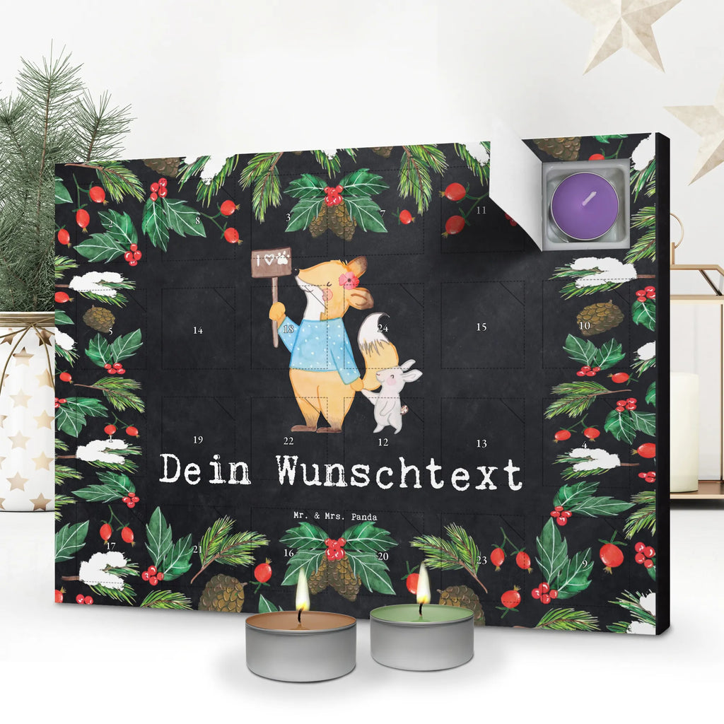 Personalisierter Duftkerzen Adventskalender Tierschützerin Leidenschaft Personalisierter Duftkerzen Adventskalender, Geschenk, Schenken, Jubiläum, Danke, Dankeschön, Beruf, Ausbildung, Abschied, Rente, Kollege, Kollegin, Arbeitskollege, Mitarbeiter, Firma