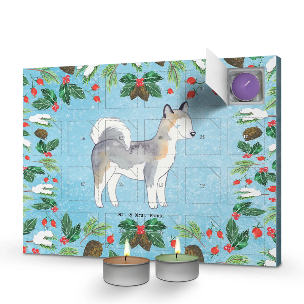 Scented candle advent calendar Siberian Husky Moment gift, animal lover, giving, dog breed, purebred dog, dog owner, puppy
