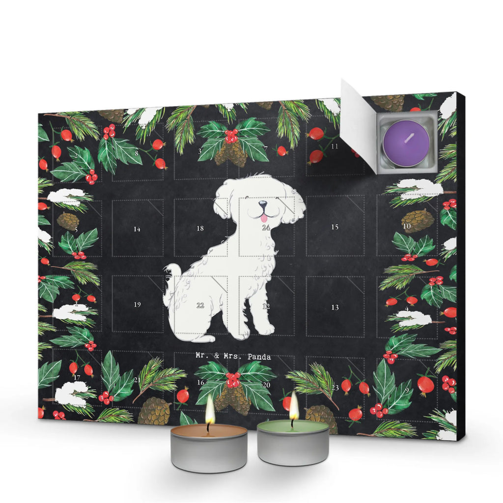 Scented candle advent calendar Bichon Frise Moment gift, animal lover, giving, dog breed, purebred dog, dog owner, puppy